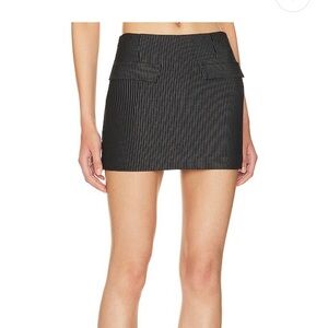 Superdown Black Pencil Mini Skirt